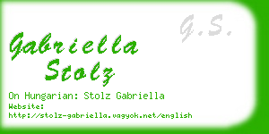 gabriella stolz business card